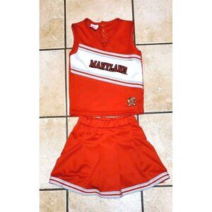 KA Knights Apparel Girls Maryland Terrapins Cheerleader Outfit M/M